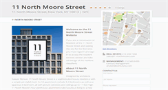 Desktop Screenshot of 11northmoore.com