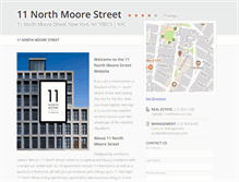 Tablet Screenshot of 11northmoore.com